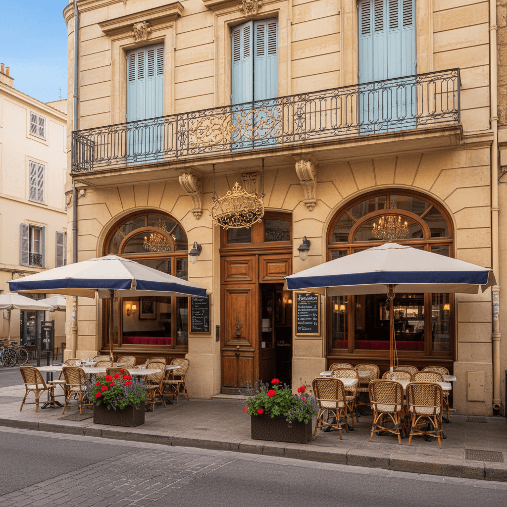 Restaurant 170m² à Marseille : terrasse - licence IV