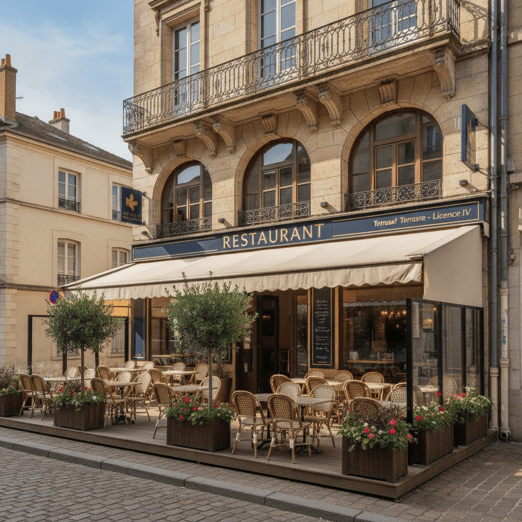 Restaurant 300m² à Bourgoin-Jallieu : terrasse - licence IV - Image 1