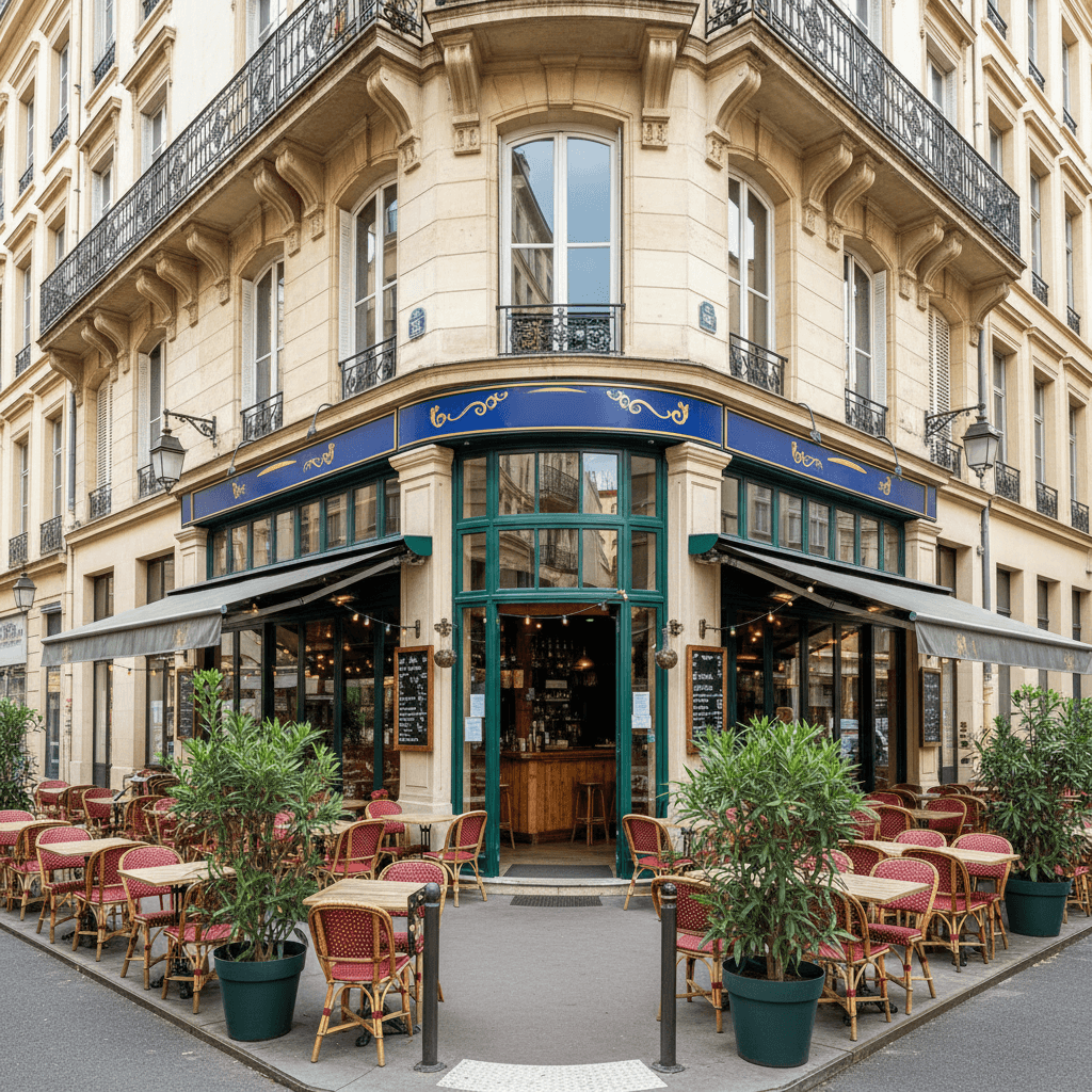 Bar-brasserie 85m² à Lyon : terrasse - licence IV