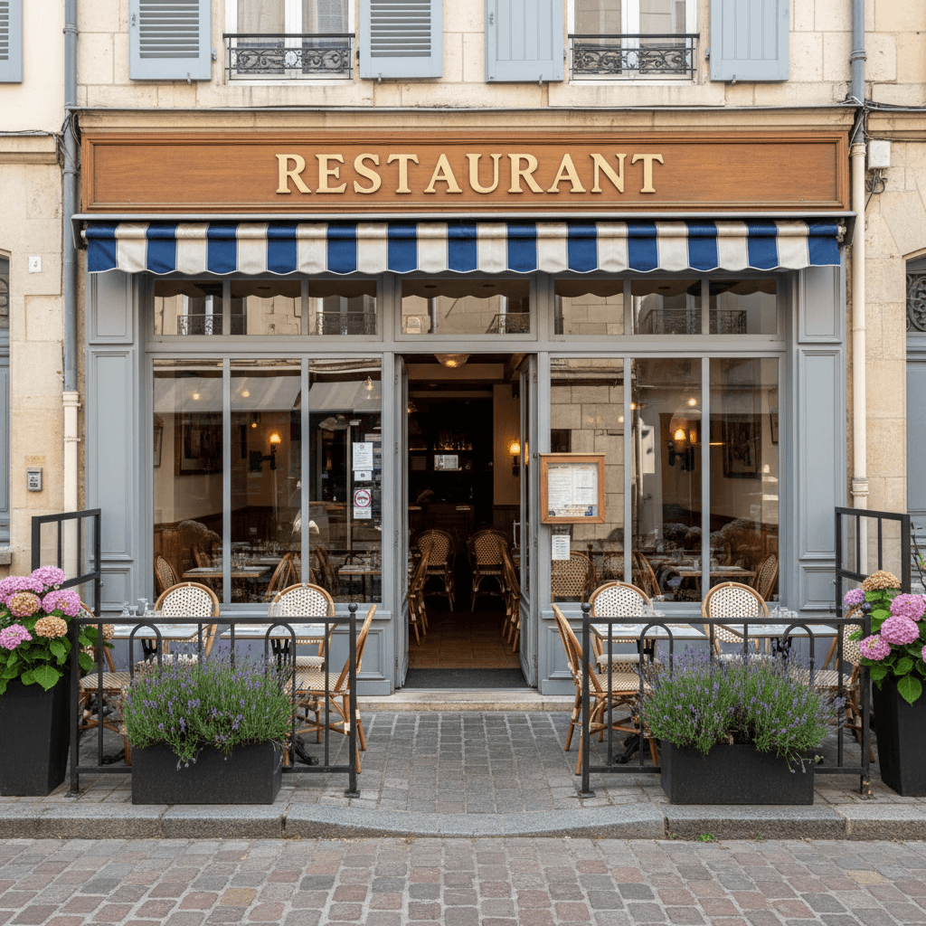 Restaurant 200m² à Biarritz : terrasse - extraction - Image 1