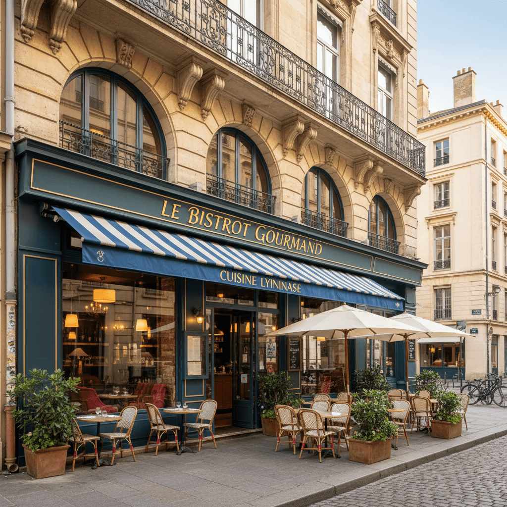 Restaurant 130m² à Lyon : terrasse - extraction - Image 1