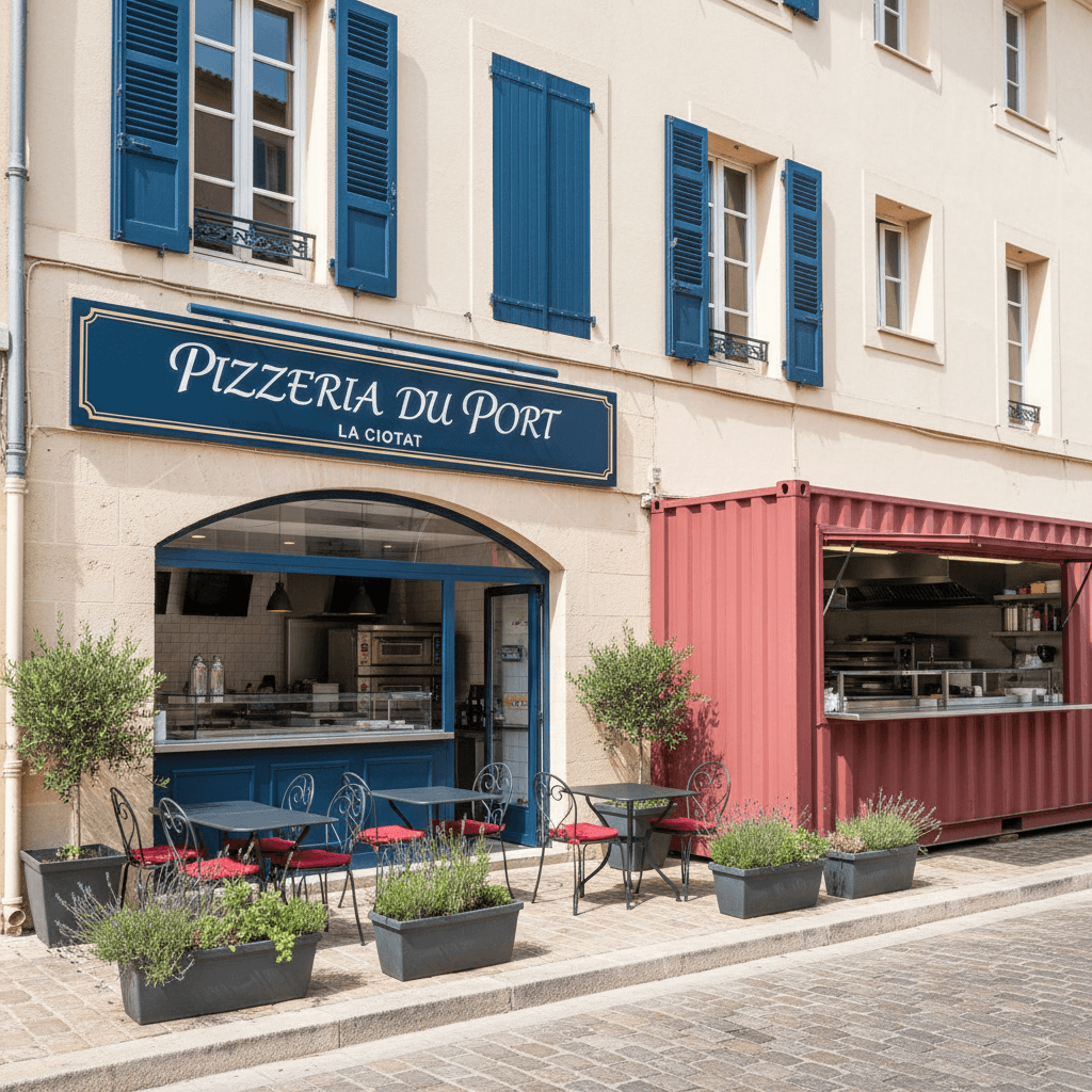 Fast-food à La Ciotat : terrasse - licence IV - Image 1