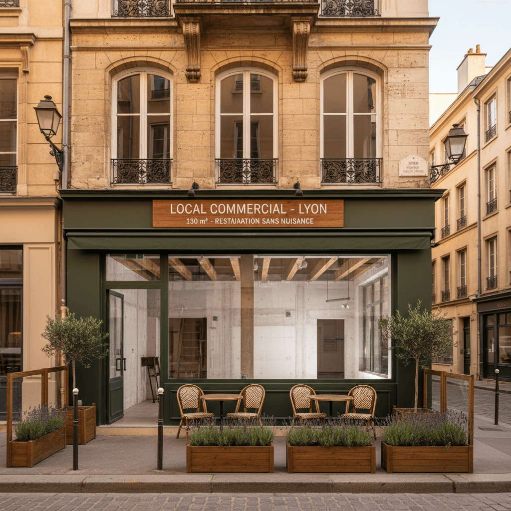 Local Commercial de Restauration à Lyon - 130 m² - Image 1