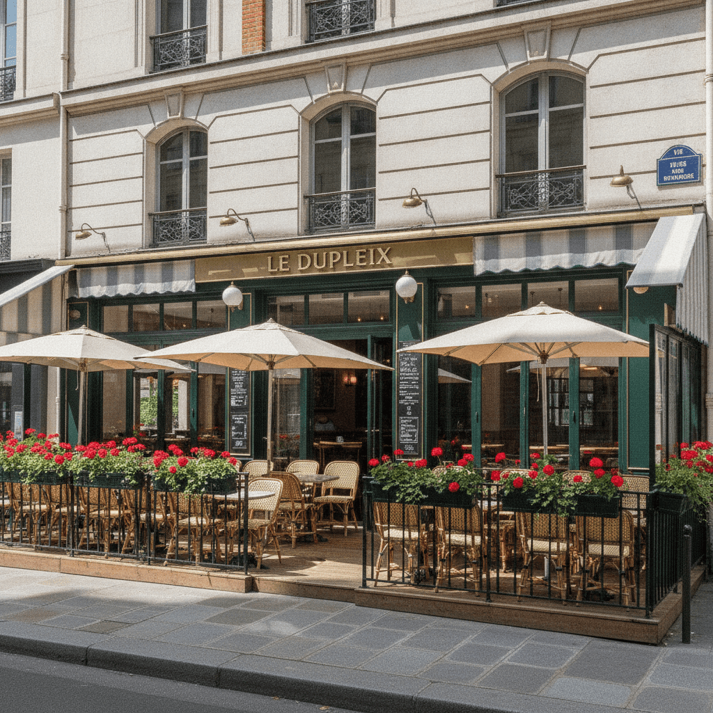 Bar-brasserie 90 couverts à Paris : terrasse - licence IV