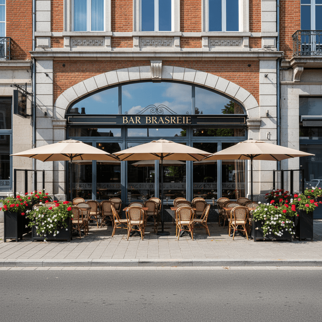 Bar-brasserie à Lille : terrasse - licence IV