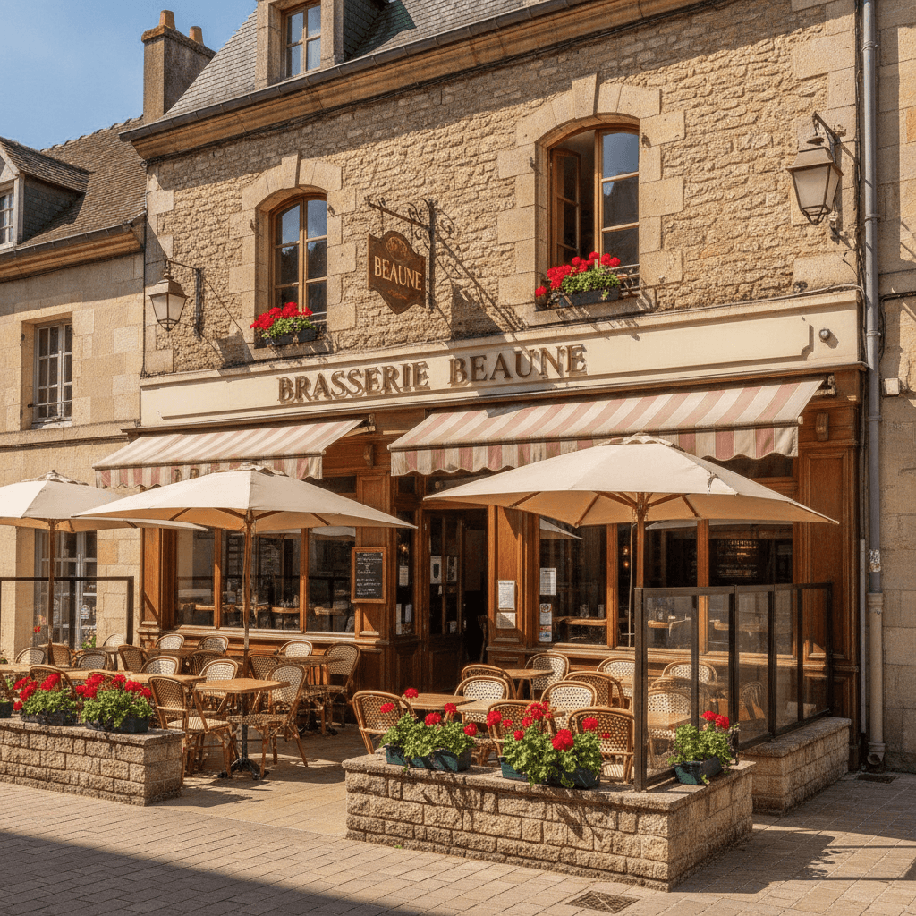 Bar-brasserie 220m² à Beaune : terrasse - licence IV - Image 1