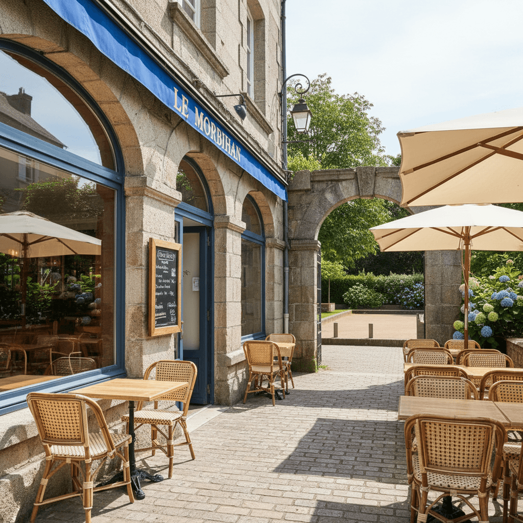 Bar-brasserie à Vannes : terrasse - licence IV - Image 1