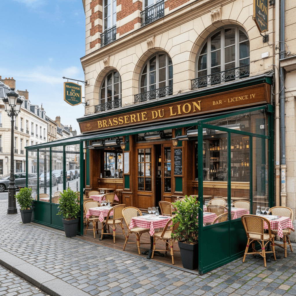 Bar-brasserie à Lille : terrasse - licence IV - Image 1