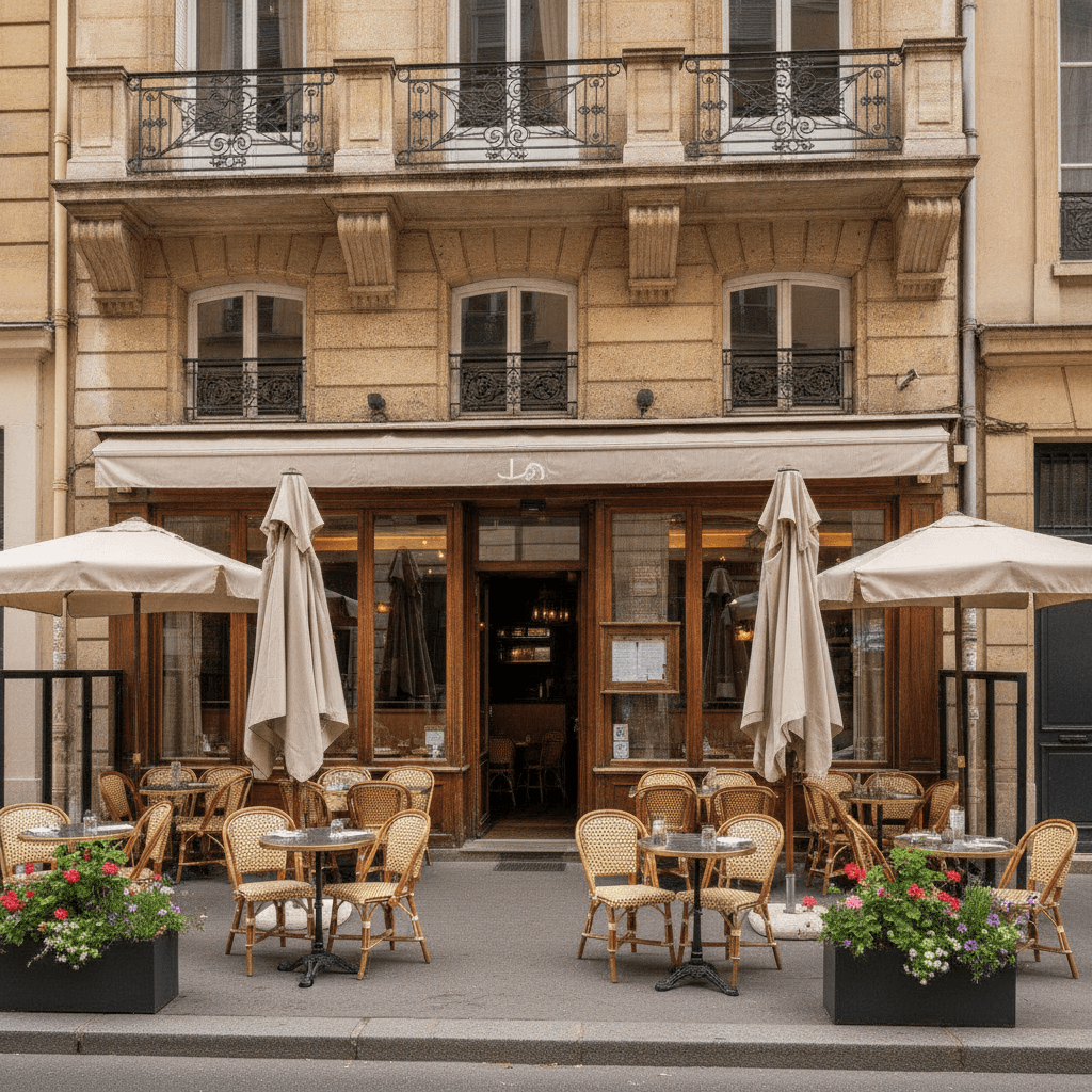 Restaurant 100m² à Lyon : terrasse - extraction