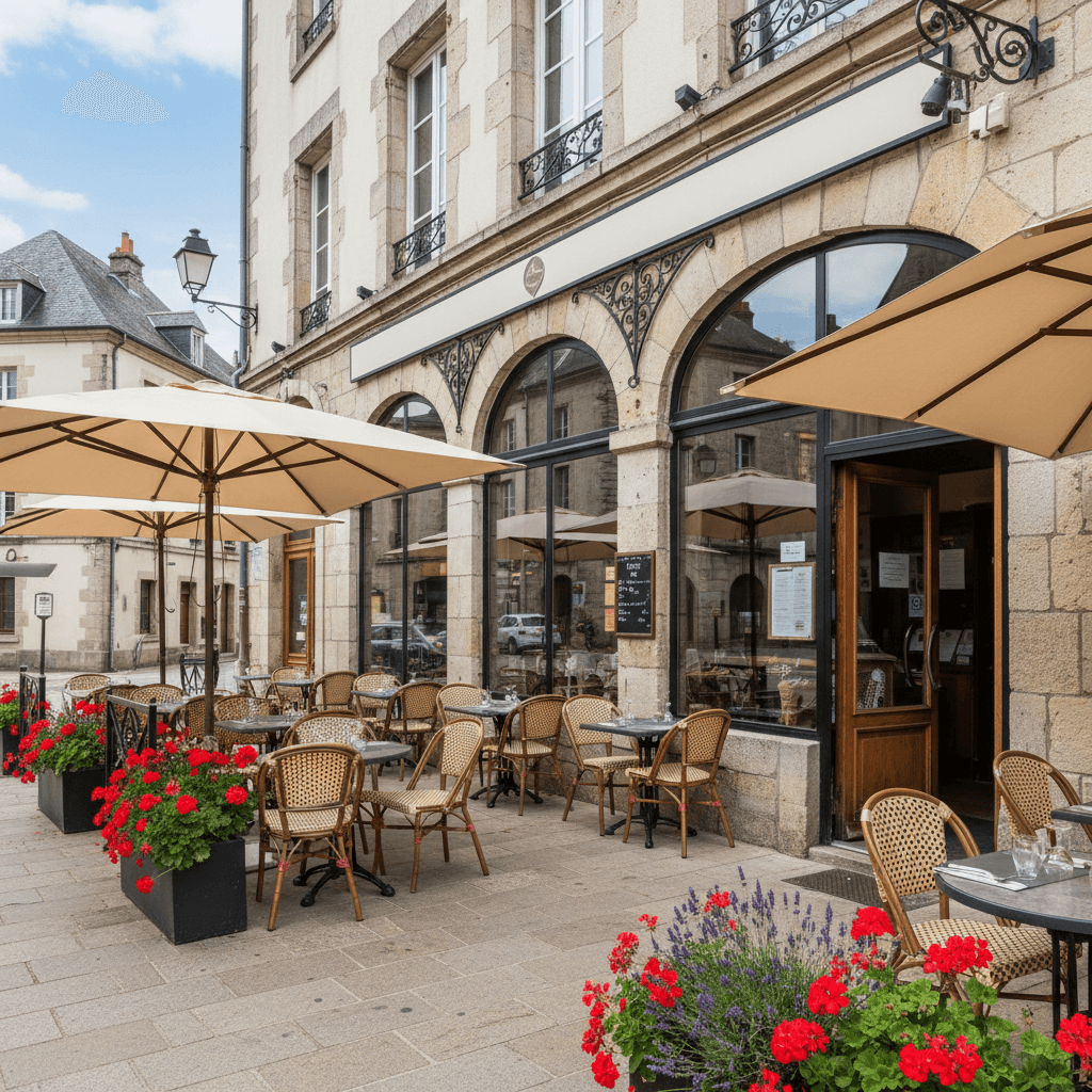 Restaurant à Montbrison : terrasse - licence IV - Image 1