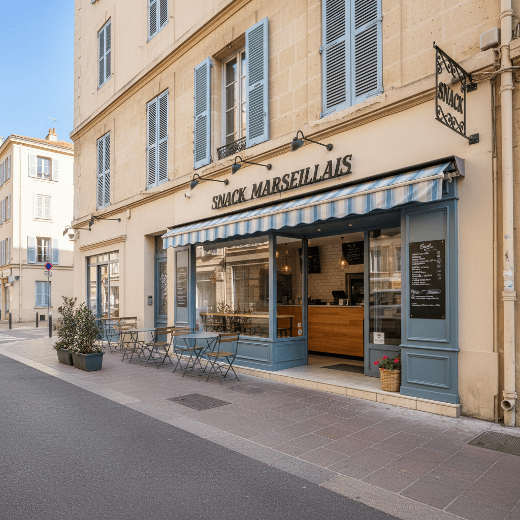 Snack 26m² à Marseille : climatisation