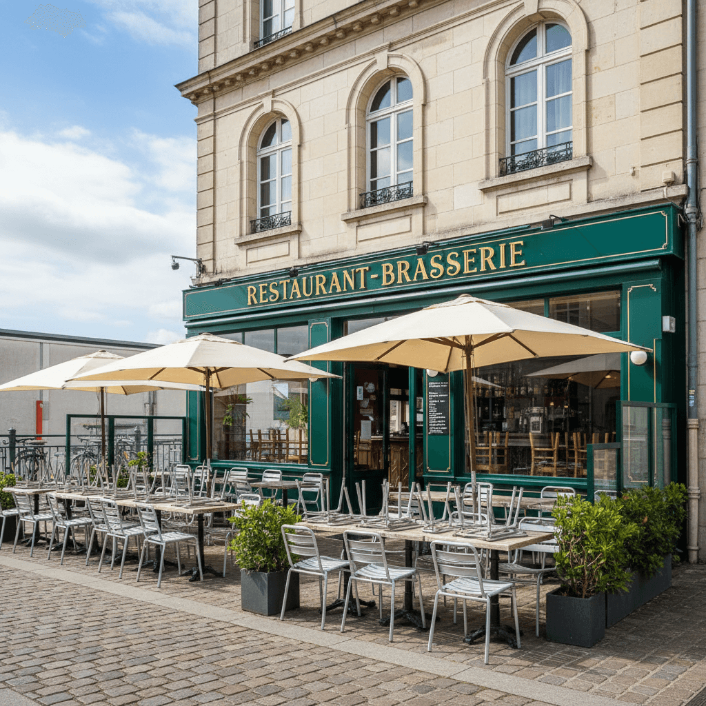Bar-brasserie 250m² à Saint-Brevin-Les-Pins : terrasse - licence IV - Image 1