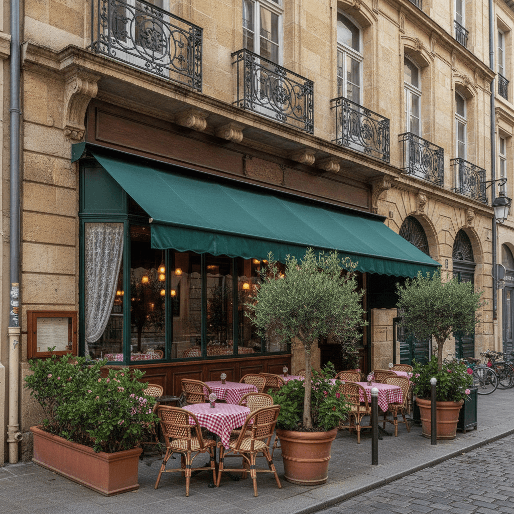 Restaurant 75m² à Bordeaux : terrasse - licence IV