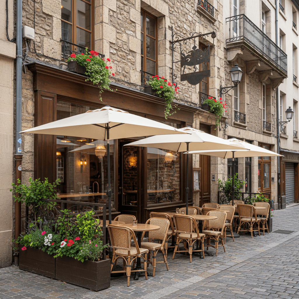 Restaurant 90m² à Grenoble : terrasse - licence IV