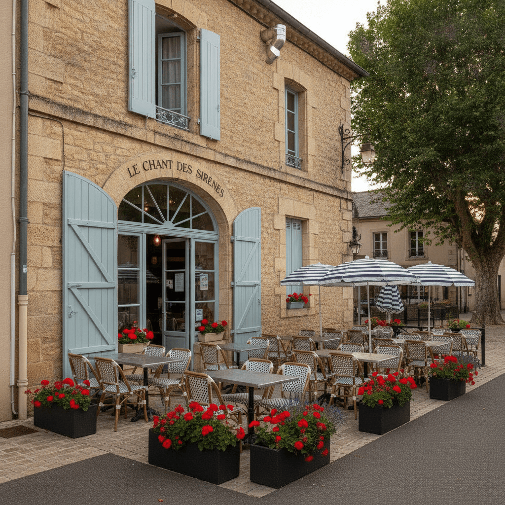 Restaurant 70m² à Laguépie : terrasse - extraction - Image 1
