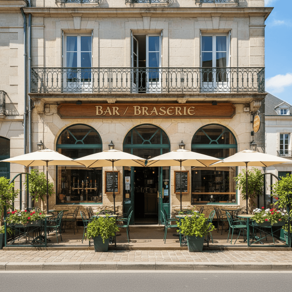 Bar-brasserie 700m² à Divatte-Sur-Loire : terrasse - licence IV - Image 1