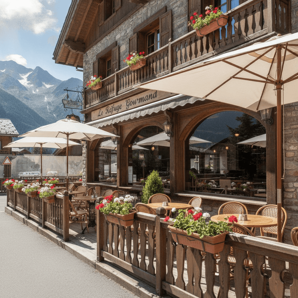 Restaurant 200m² à Les Deux Alpes : terrasse - licence IV - Image 1