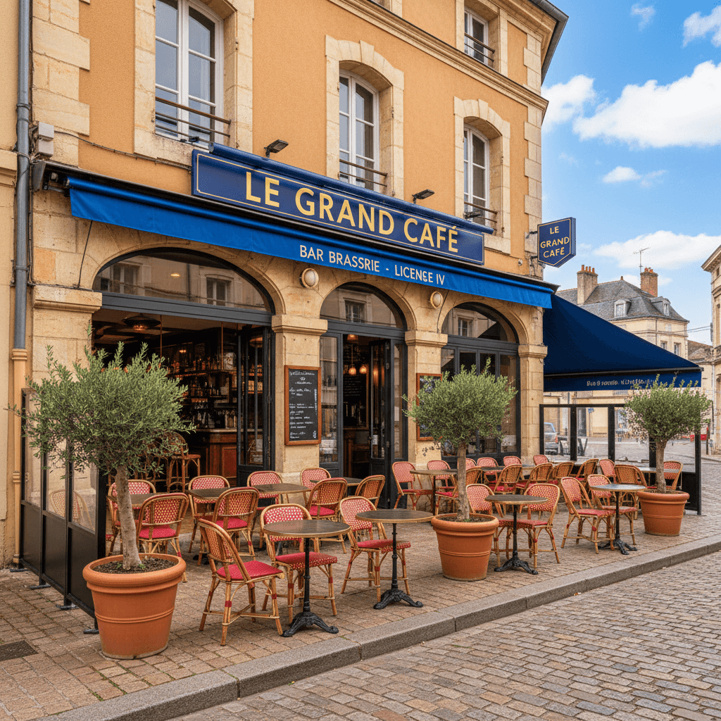 Bar-brasserie à Montauban : terrasse - licence IV - Image 1