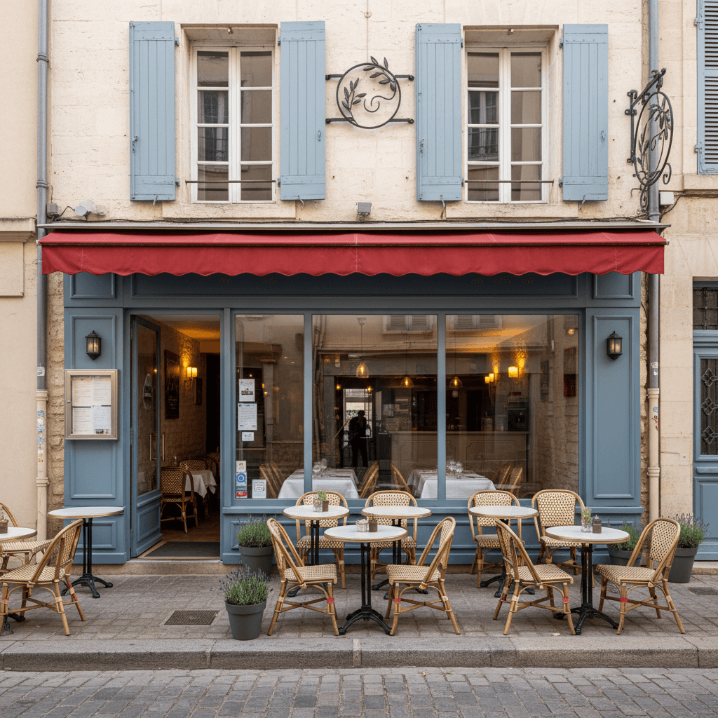 Restaurant à Toulon : terrasse - extraction