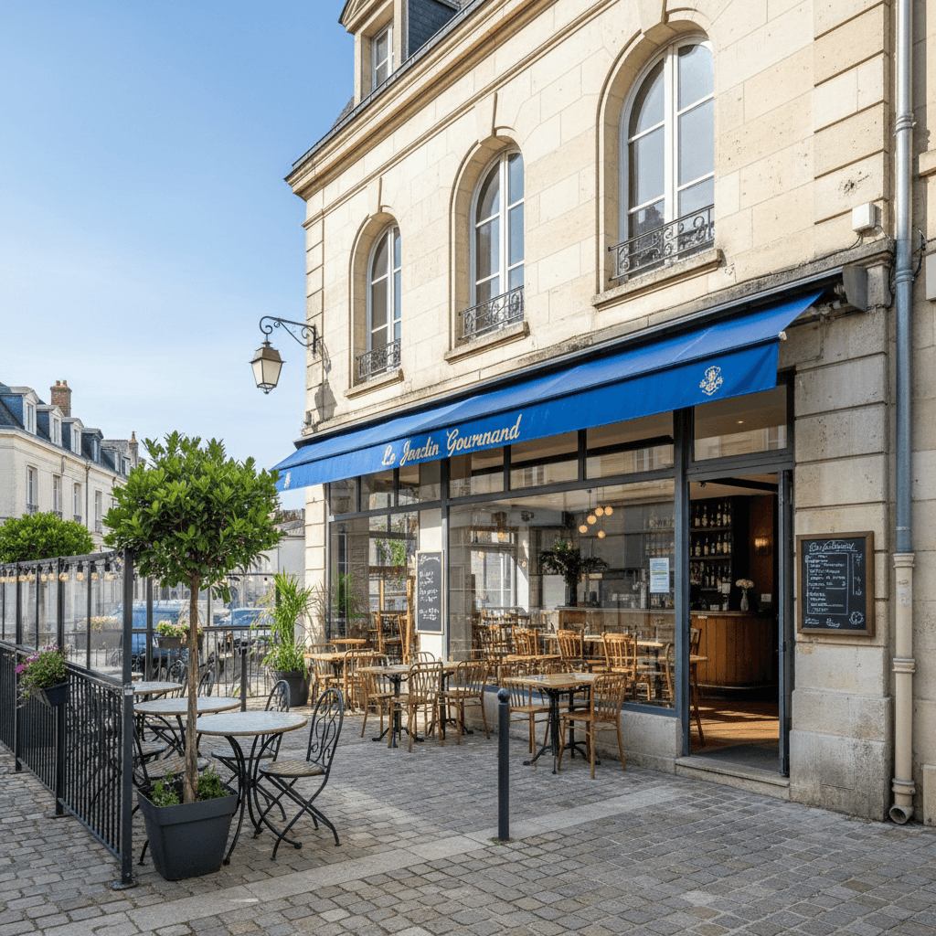 Restaurant 400m² à La Roche-Sur-Yon : terrasse - licence IV - Image 1