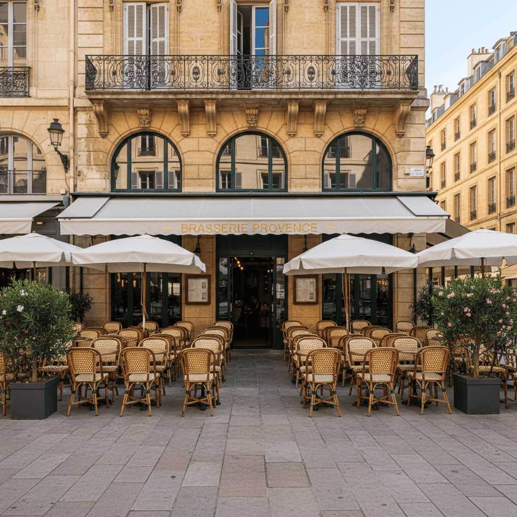 Bar-brasserie 80m² à Marseille : terrasse - licence IV