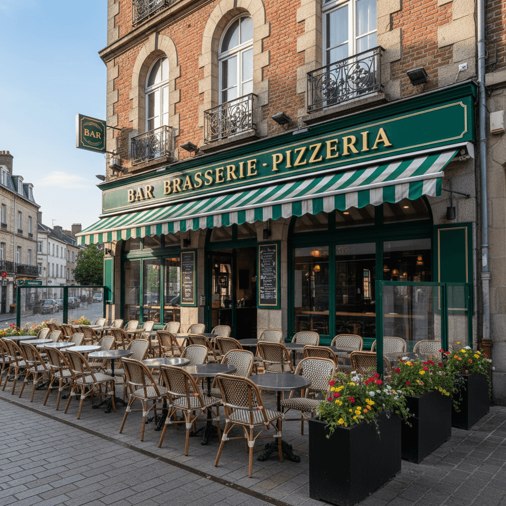 Bar-brasserie à Rennes : terrasse - licence IV
