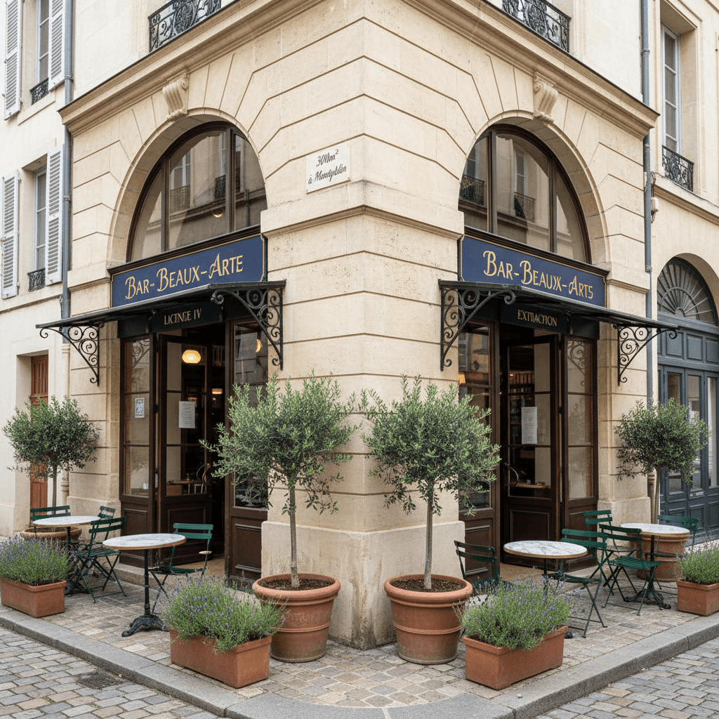 Bar-brasserie 300m² à Montpellier : licence IV - extraction