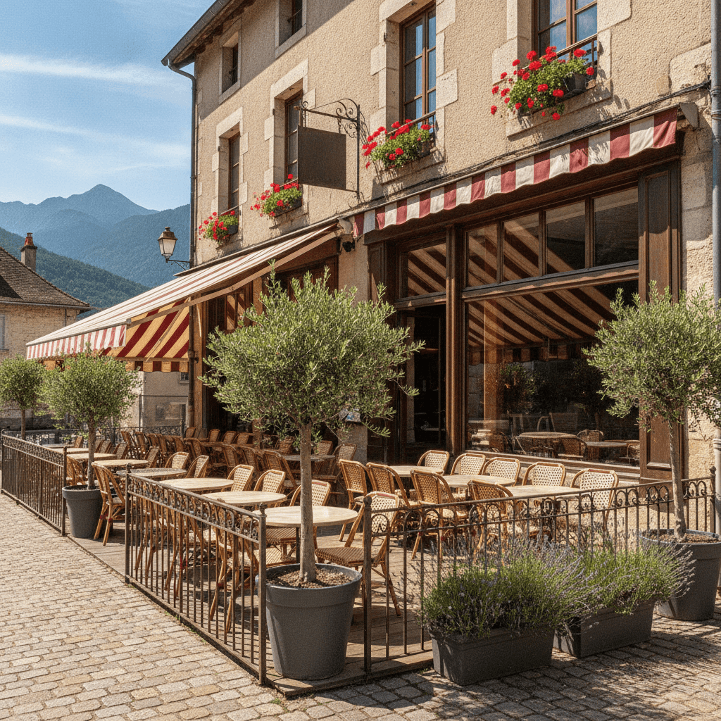 Restaurant 250m² à Culoz-Béon : terrasse - licence IV - Image 1