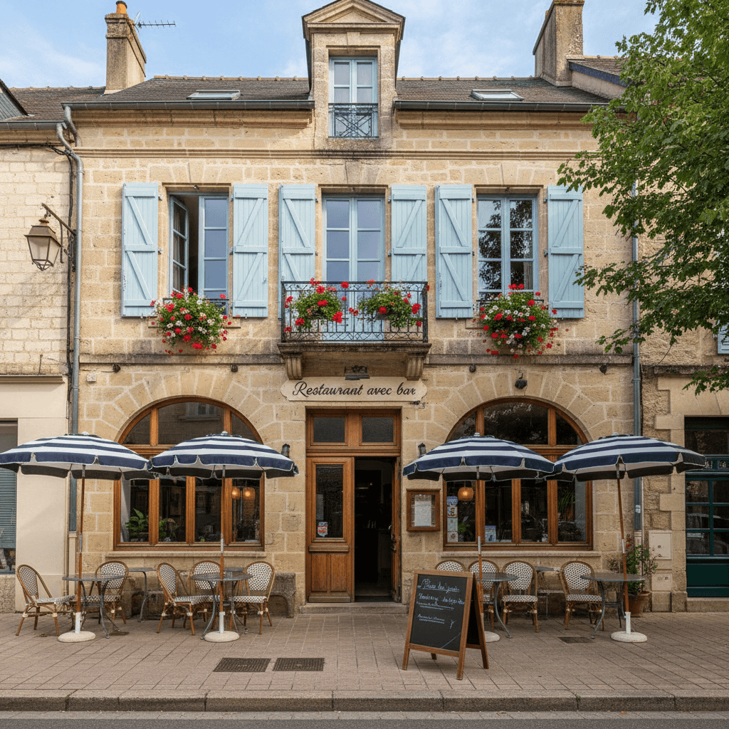 Restaurant 430m² à Branne : terrasse - licence IV - Image 1