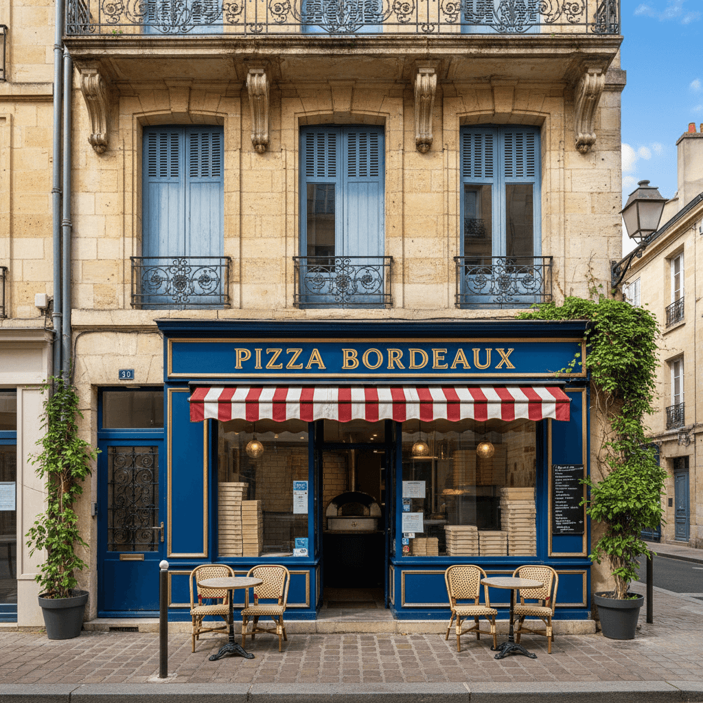 Fast-food à Bordeaux : parking - Image 1