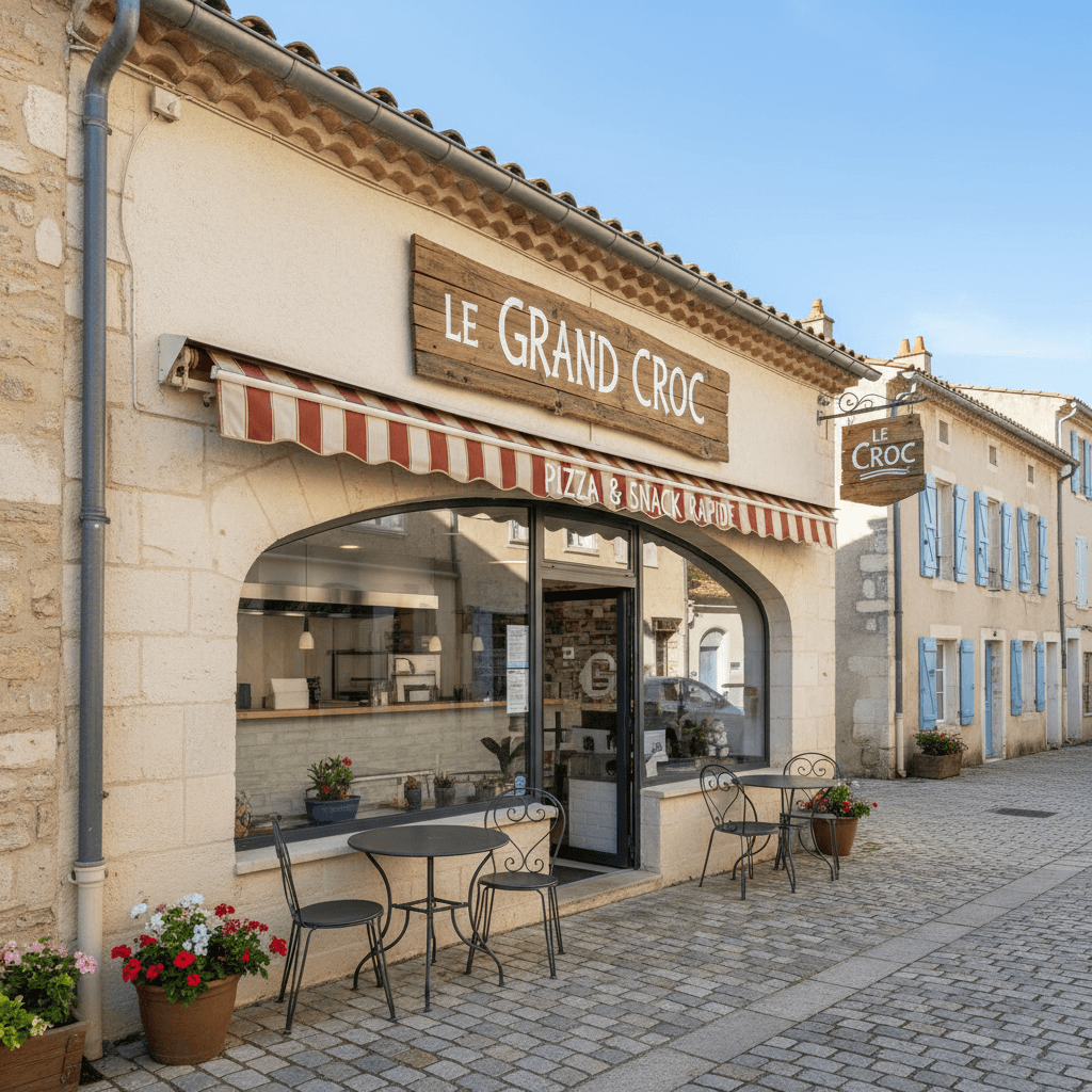 Fast-food à Auribeau-Sur-Siagne : terrasse - licence IV - Image 1
