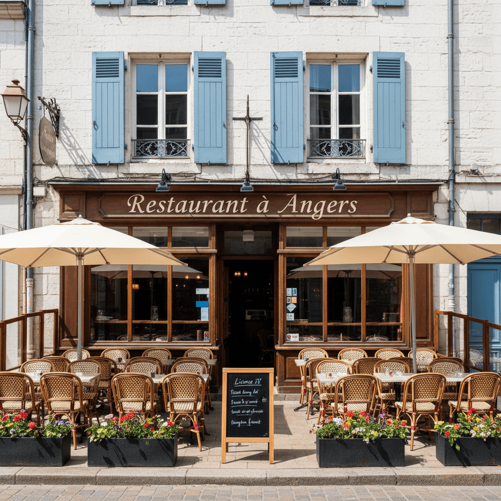 Restaurant à Angers : terrasse - licence IV
