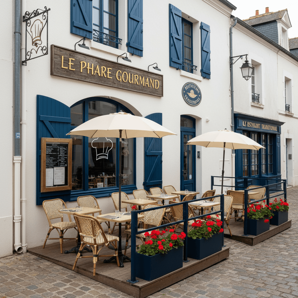 Restaurant à Ars-En-Ré : terrasse - extraction - Image 1