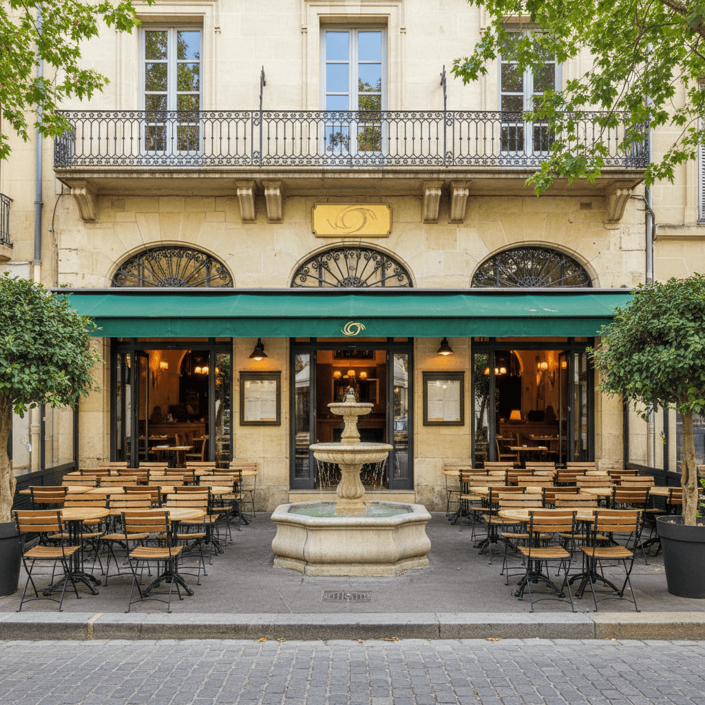 Restaurant à Orange : terrasse - licence IV - Image 1