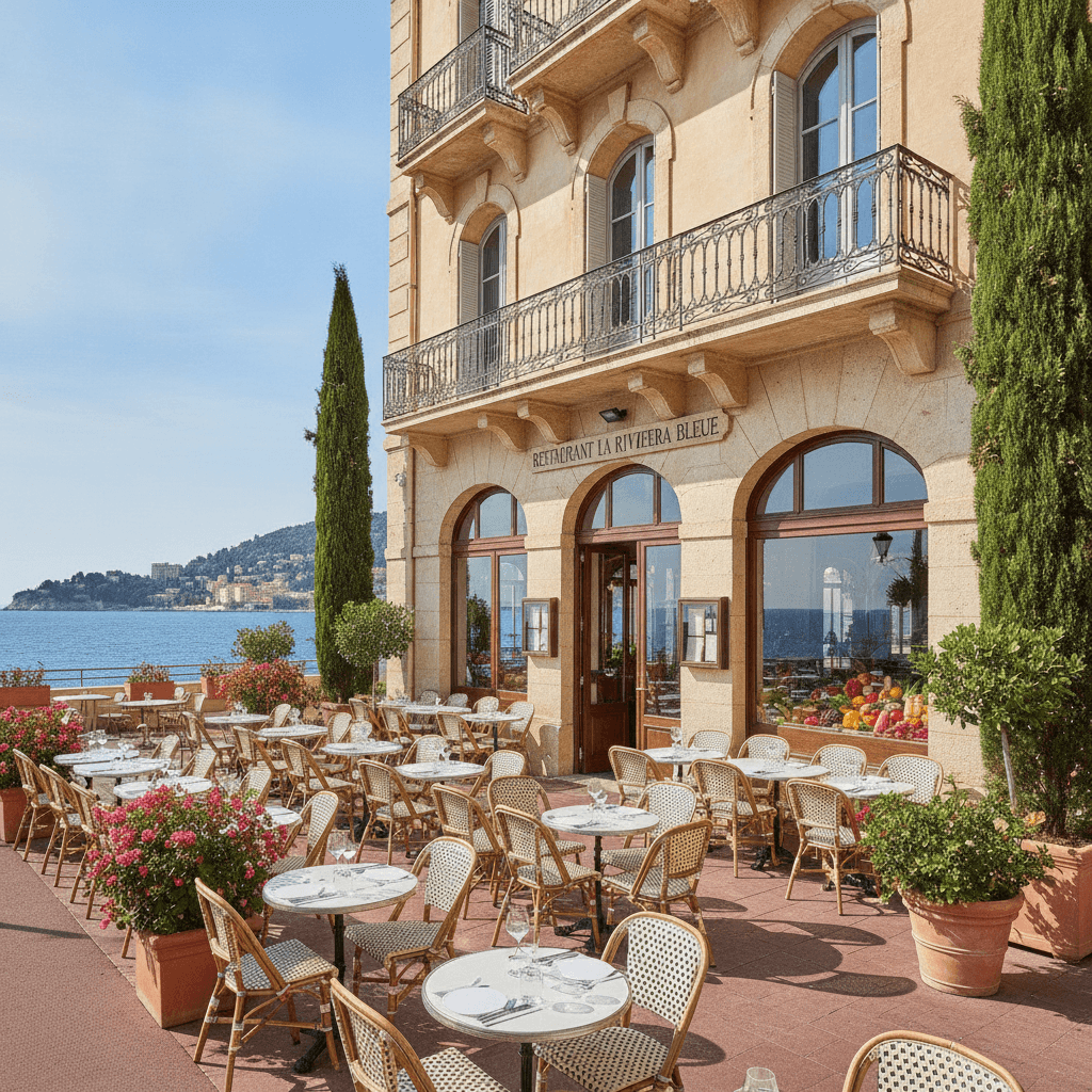 Restaurant 200m² à Menton : terrasse - licence IV - Image 1