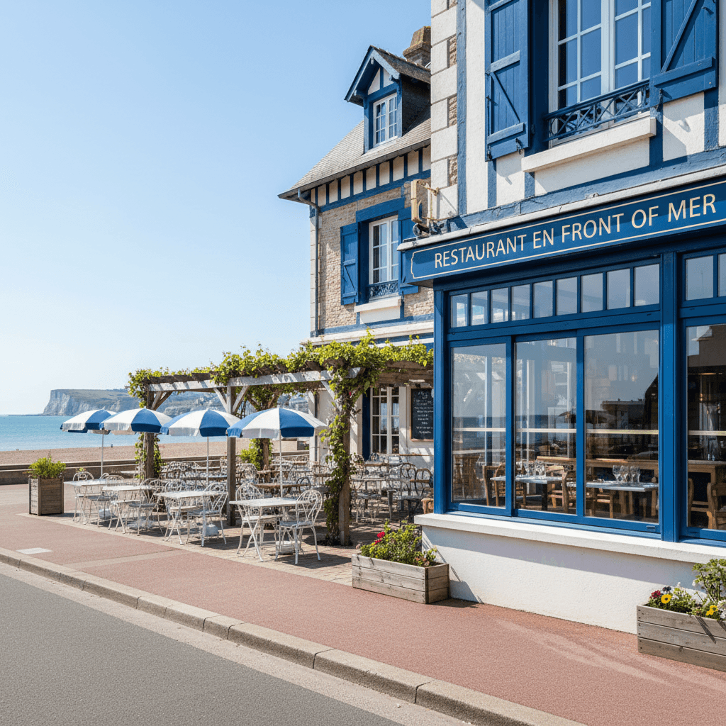Restaurant 140m² à Le Havre : terrasse - extraction - Image 1