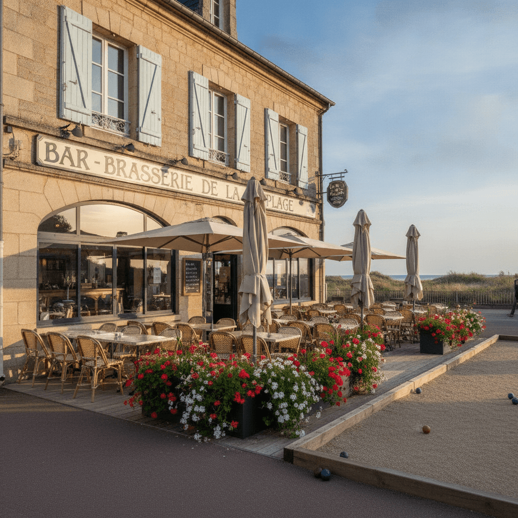 Bar-brasserie 500m² à Lanton : terrasse - licence IV - Image 1