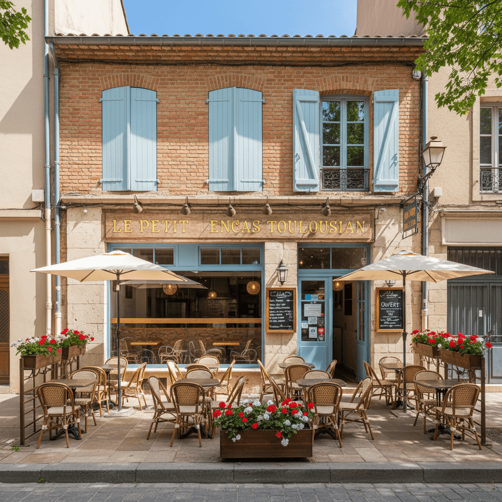 Snack à Toulouse : terrasse - licence IV