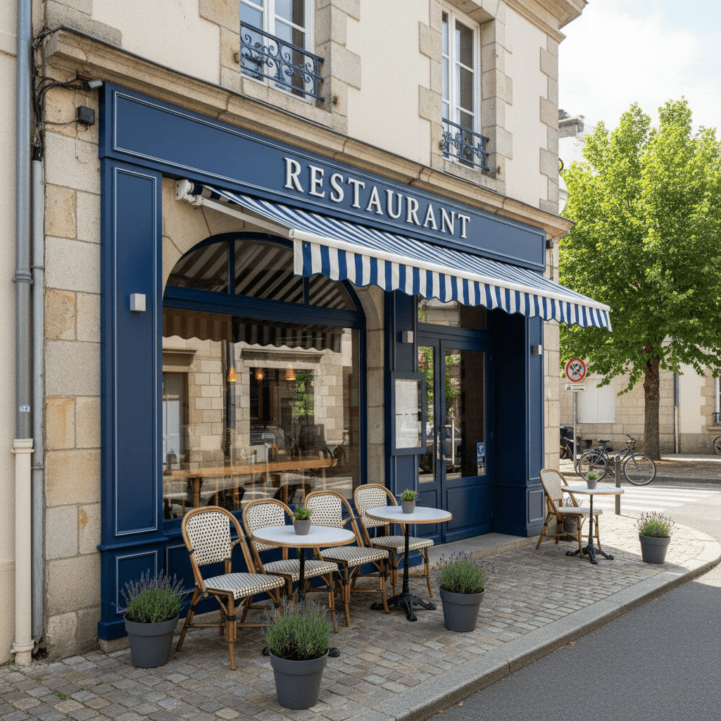 Restaurant 300m² à Lesneven : terrasse - licence IV - Image 1