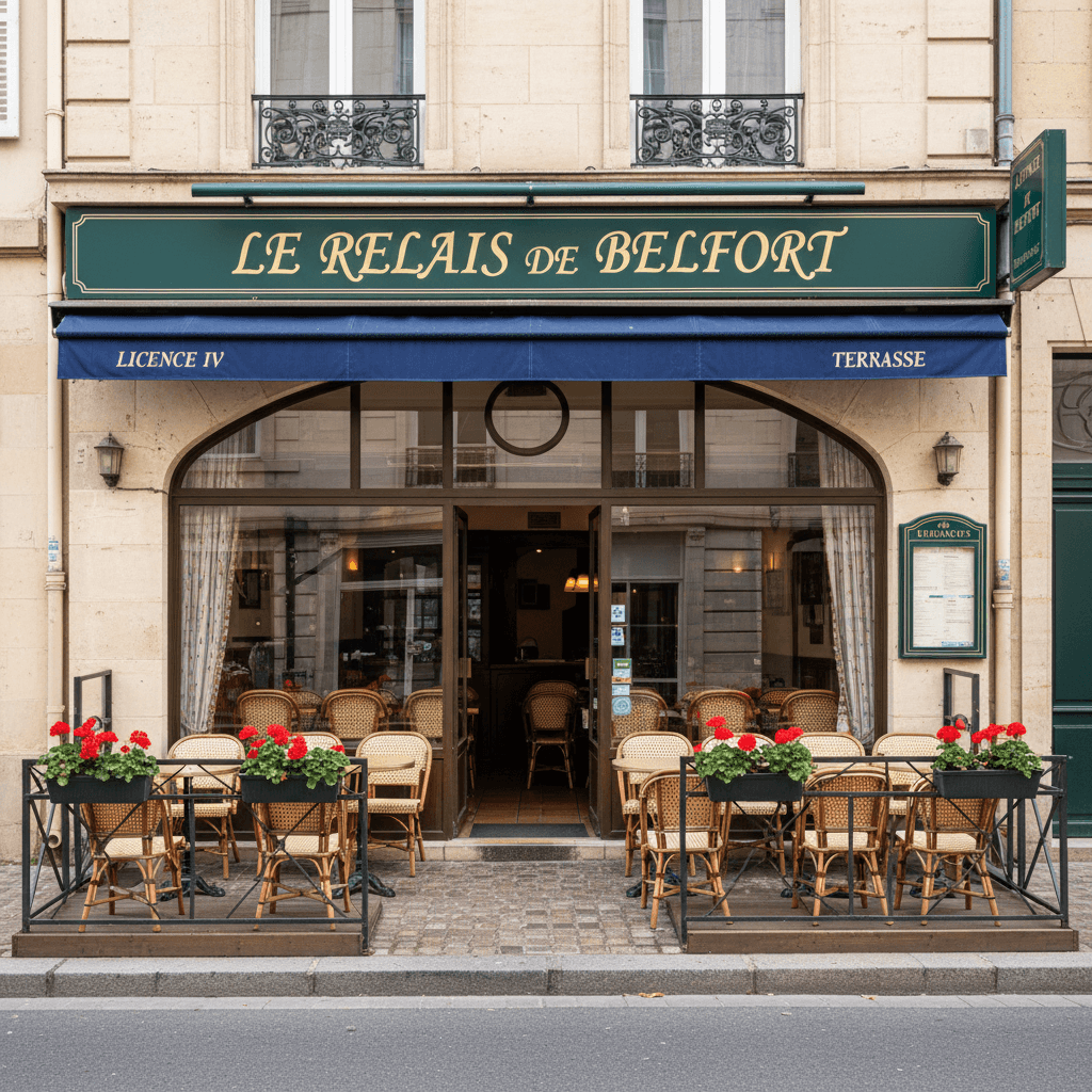 Restaurant 180m² à Belfort : terrasse - licence IV
