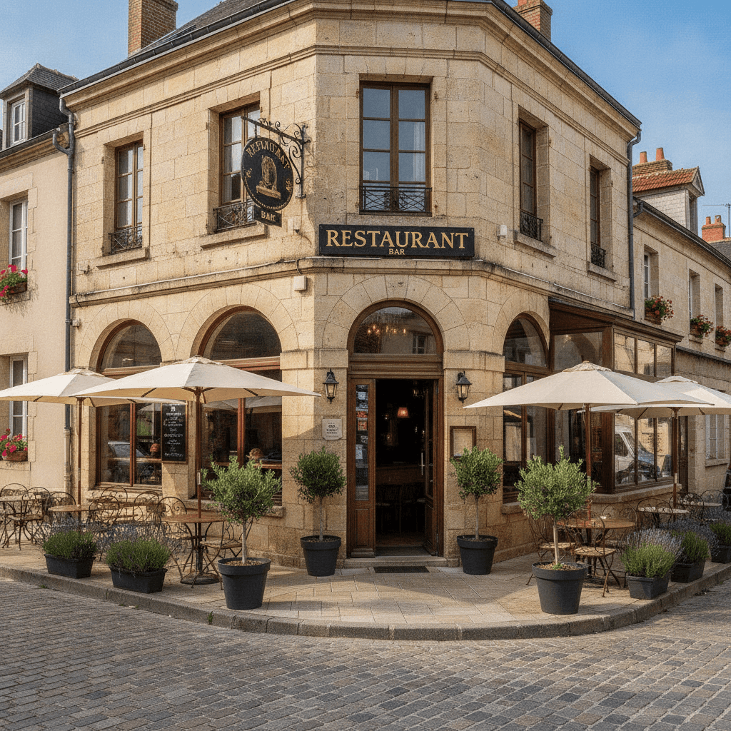 Restaurant 106m² à Troche : terrasse - licence IV - Image 1