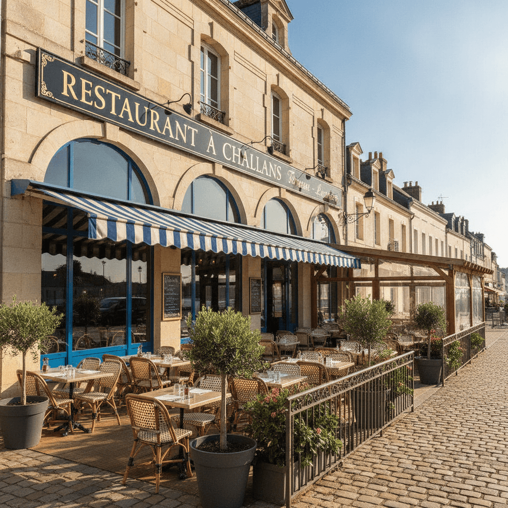 Restaurant à Challans : terrasse - licence IV - Image 1