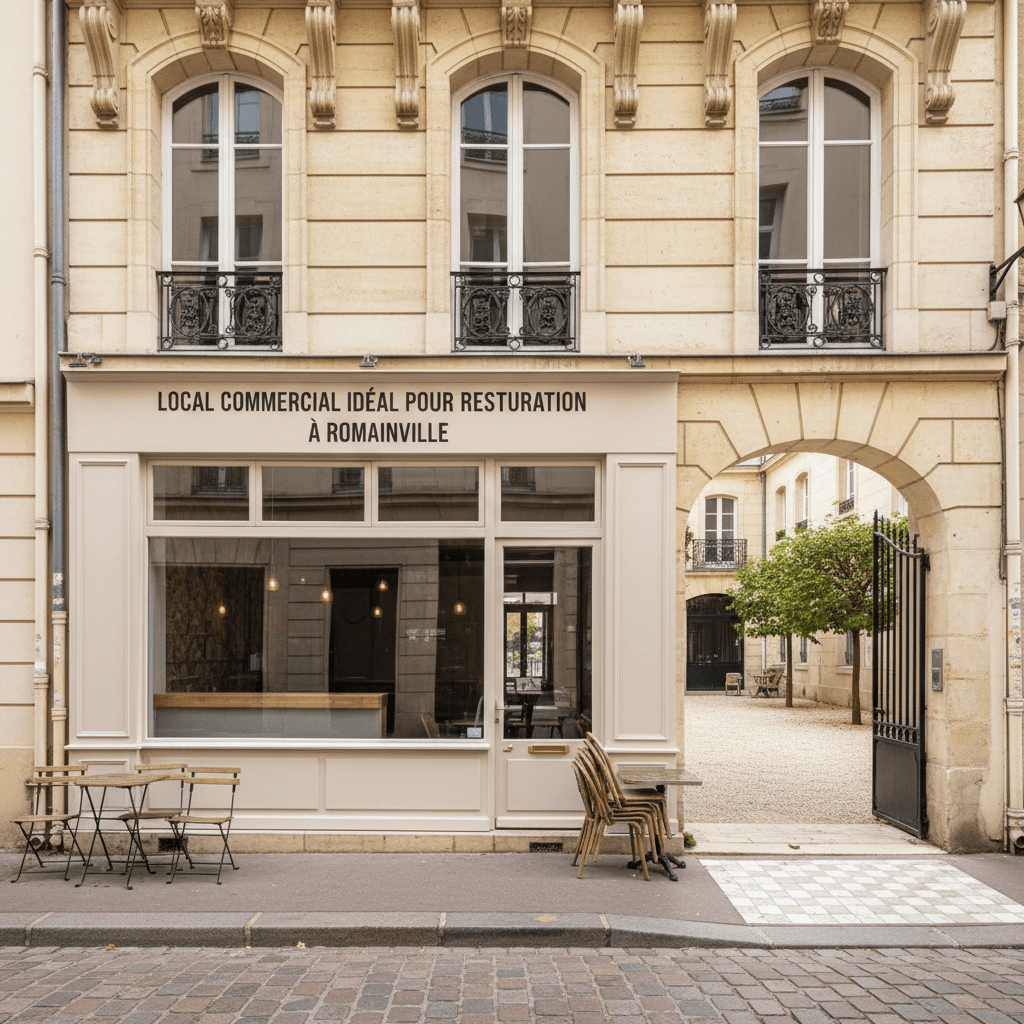 Local commercial idéal pour restauration à Romainville - Image 1