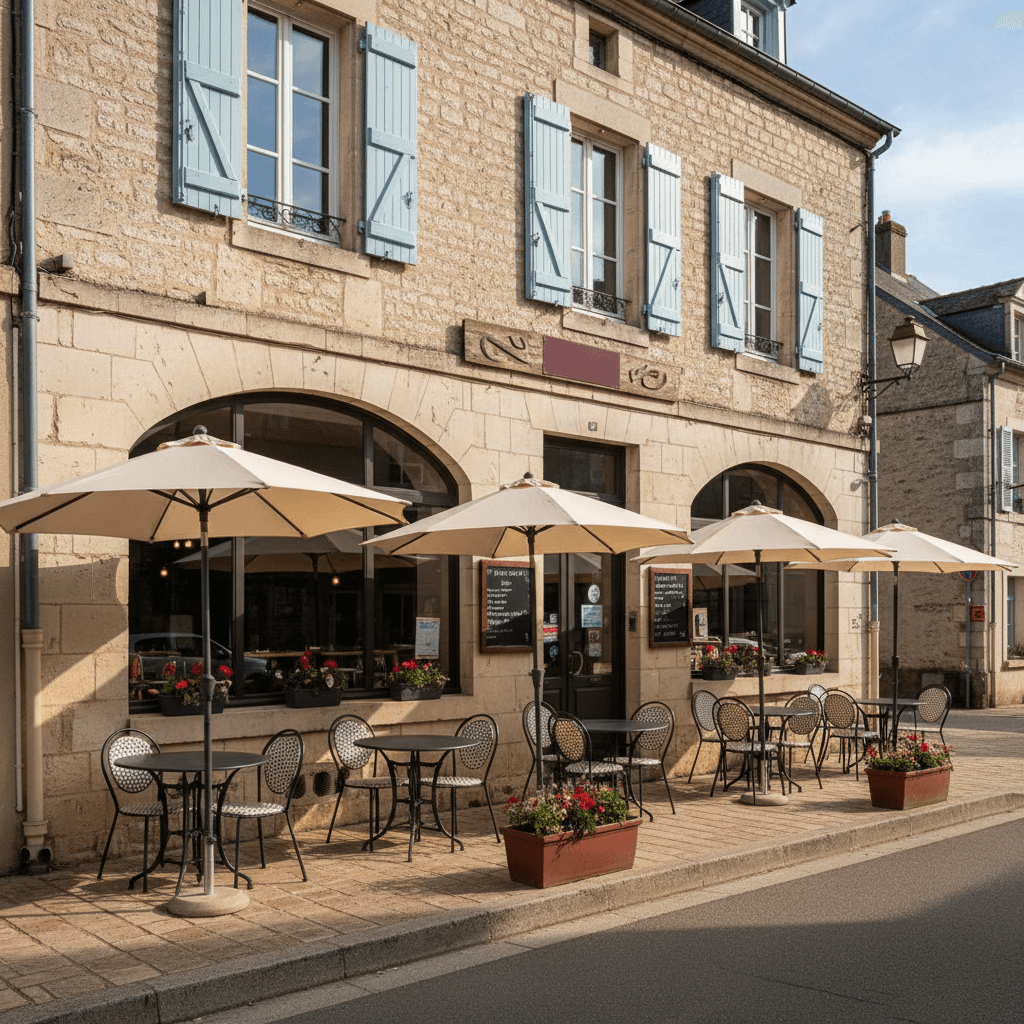 Restaurant 125m² à Chaillac : terrasse - licence IV - Image 1