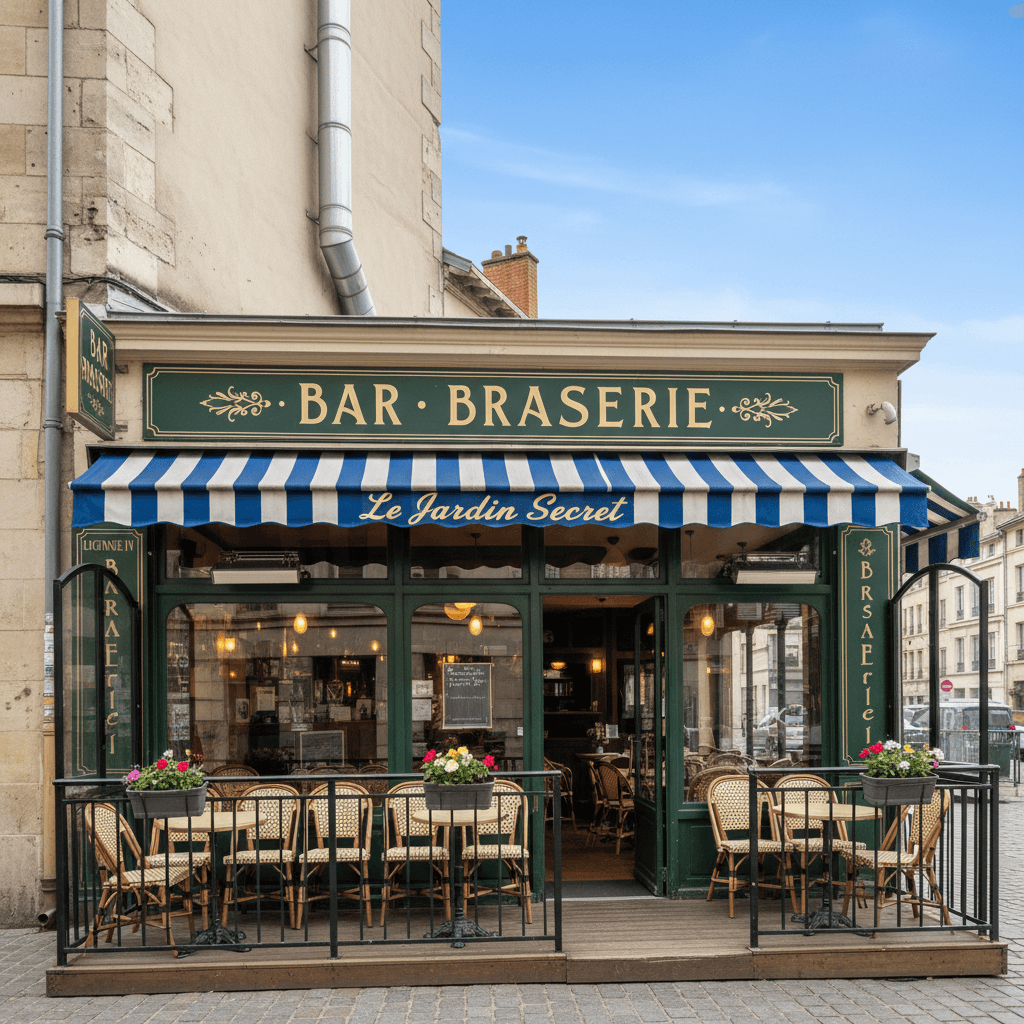 Bar-brasserie à Lyon : terrasse - licence IV