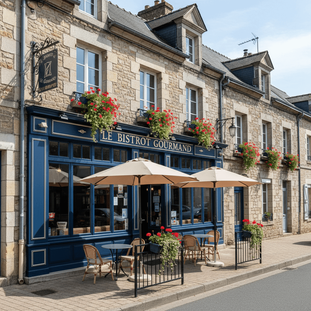 Bar-brasserie 150m² à Allonne : terrasse - licence IV - Image 1