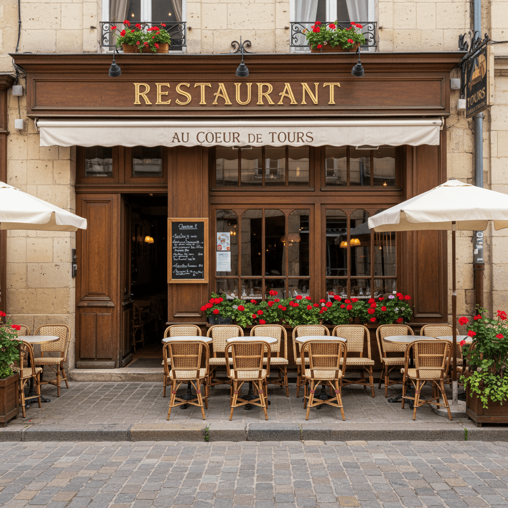 Restaurant 45m² à Tours : terrasse - licence IV - Image 1