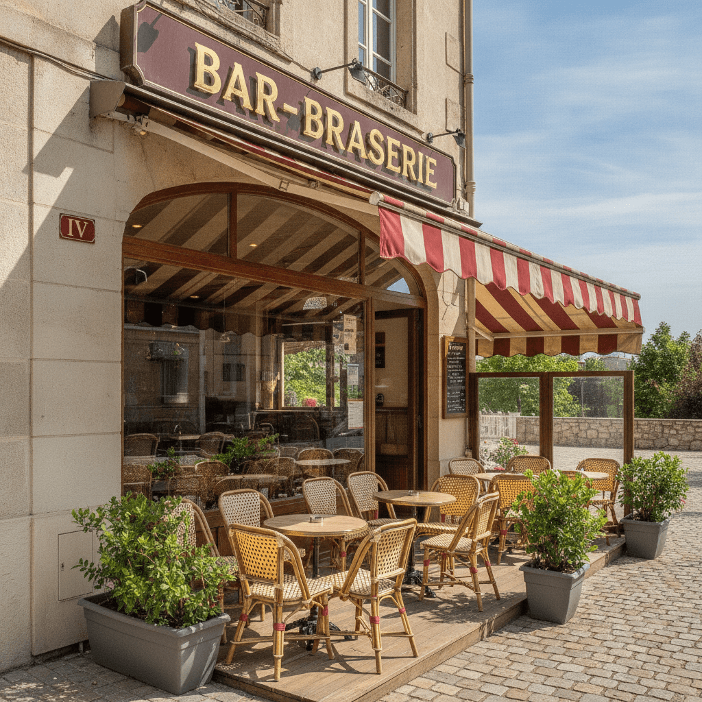 Bar-brasserie 100m² à Drap : terrasse - licence IV - Image 1