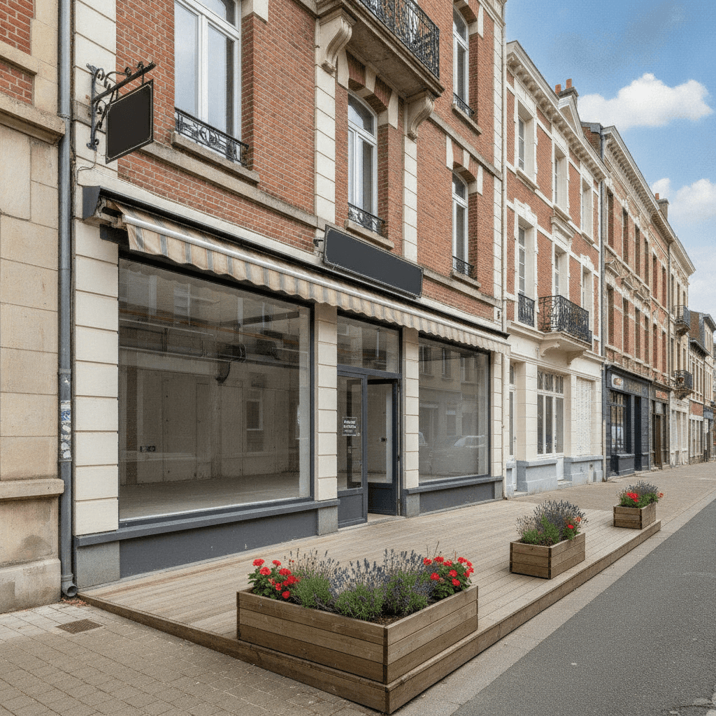 Murs et fonds 181m² à Dunkerque - Image 1
