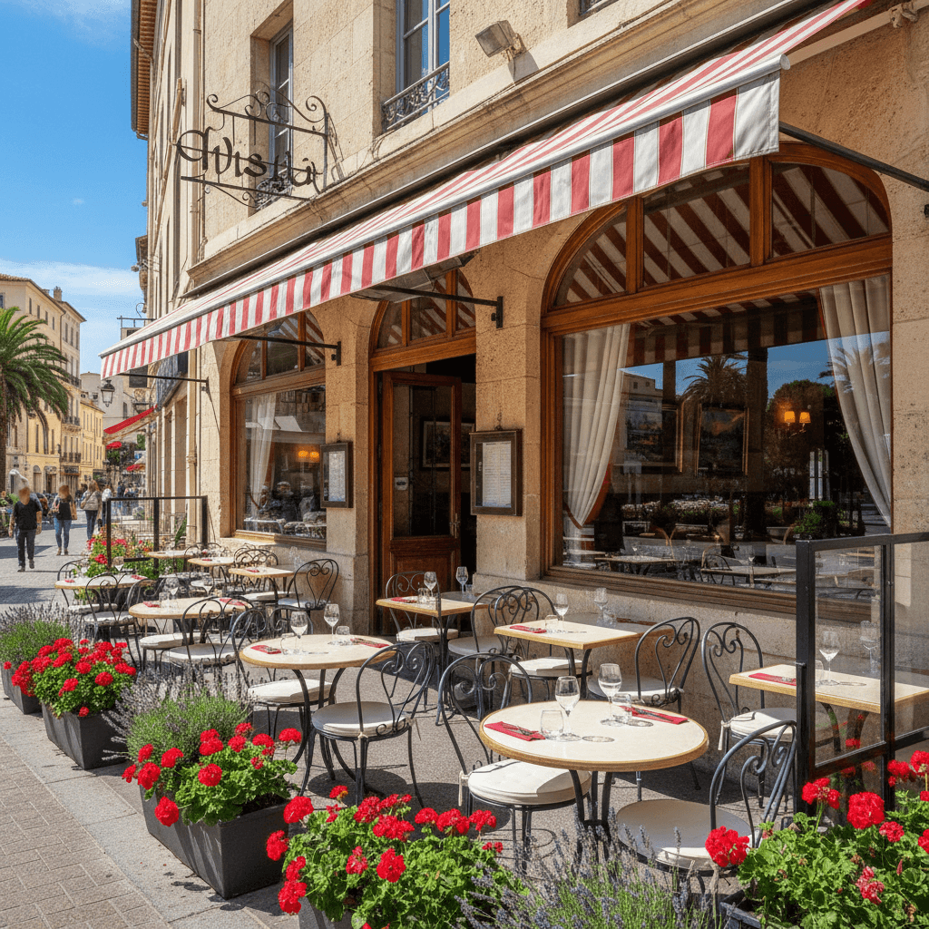 Restaurant à Cannes : terrasse - licence IV - Image 1